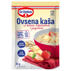 DR.OETKER ovsena kaša jagoda bela čokolada 55g