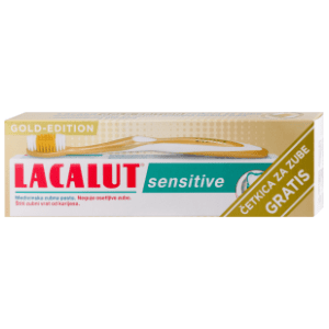 Pasta LACALUT Gold edition 75ml + četkica za zube gratis