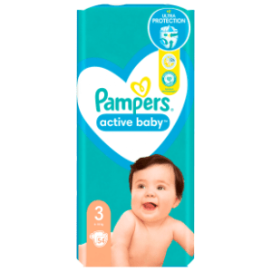 PAMPERS pelene active baby 3 54kom