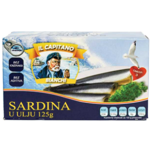 Sardina IL CAPITANO u ulju 125g