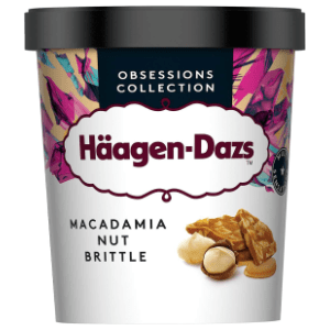 Sladoled HAAGEN DAZS macadamia nut brittle 460ml