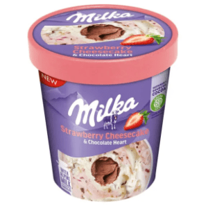 Sladoled MILKA strawberry cheesecake 480ml
