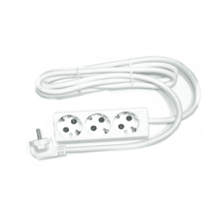 TEHNOELEKTRO produžni kabl 3 mesta 5m 2.5mm2 PPK03-5/WH