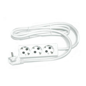 TEHNOELEKTRO produžni kabl sa 3 mesta 2m 2.5mm2 Šifra PPK03-2/WH