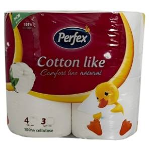Toalet papir PERFEX cotton comfort line 3sloja 4kom
