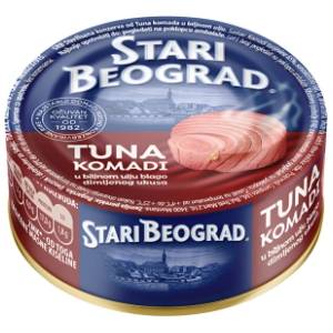 Tunjevina STARI BEOGRAD blago dimljeni komadi 160g
