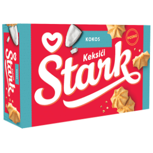 Čajni keksići ŠTARK puslice kokos 190g