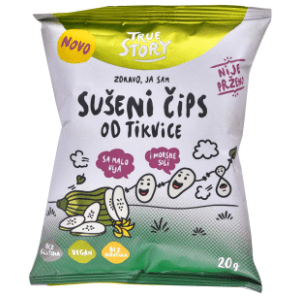 Čips TRUE STORY sušena tikvica 20g