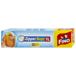 FINO kese za zamrzivač zipper 1l 20kom