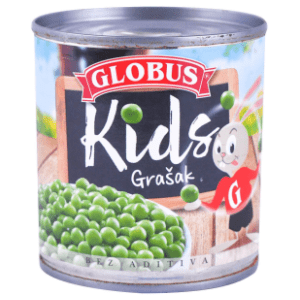 Grašak GLOBUS ekstra fini kids 200g