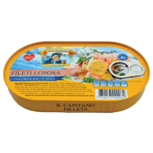 IL CAPITANO filet lososa u sosu od senfa 170g
