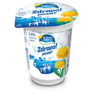 Zdravo jogurt 2,8%mm MLEKARA SUBOTICA 180g