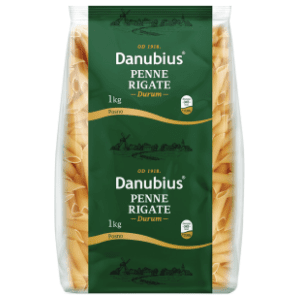 Testenina penne rigate durum DANUBIUS 1kg