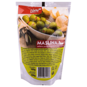 LIBERO masline zelene sa paprikom 170g