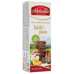MOLENDINI keks kajsija jabuka bez glutena 180g