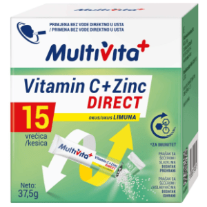 MULTIVITA vitamin C + Zinc direct limun 15kom