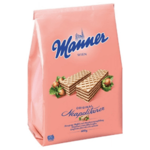 Napolitanke MANNER lešnik krem 400g