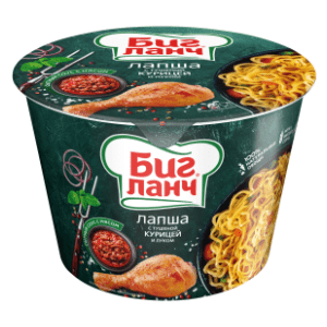 Nudle BIG LUNCH piletina 90g