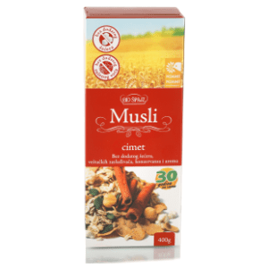 Organski musli BIO ŠPAJZ sa cimetom 400g