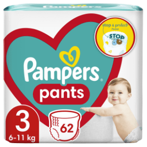 PAMPERS pelene pants 3 62kom