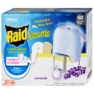 RAID električni aparat protiv komaraca lavanda 36ml