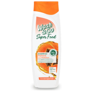 Šampon za kosu WASH&GO superfood papaya moringa 400ml