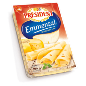 Sir PRESIDENT Emmentaler slajs 100g