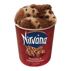 Sladoled NIRVANA brownies & salted caramel 470ml