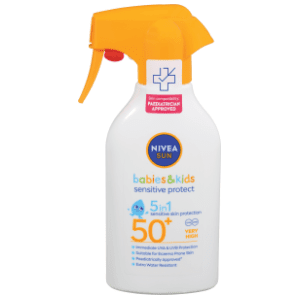 Sprej za sunčanje NIVEA kids sensitive protect 5in1 SPF50+ 270ml