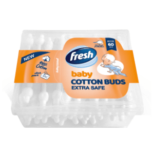 Štapići za uši FRESH baby cotton buds 60kom
