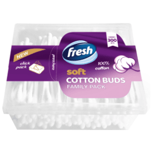 Štapići za uši FRESH cotton buds 300kom