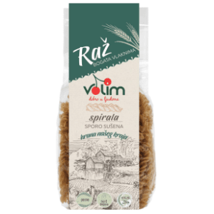 Testenina od raži spirala VOLIM 250g