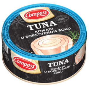 Tunjevina COMPASS komadi u sopstvenom sosu 160g