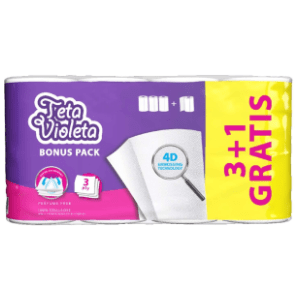 Ubrus VIOLETA 3sloja 3+1gratis
