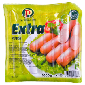 Viršle PERUTNINA PTUJ extra hrenovke 1kg