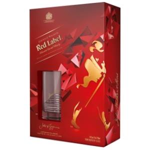 Viski JOHNNIE WALKER red label 0,7l + 2 čaše