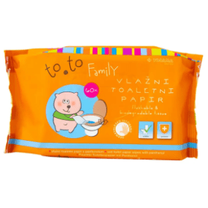 Vlažni toalet papir TOSAMA to.to sensitive 60kom