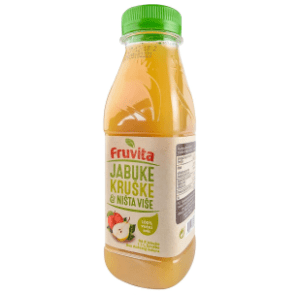 Voćni sok FRUVITA kruške jabuke i ništa više 330ml