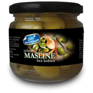 LIBERO Premium zelena maslina bez koštice 340g