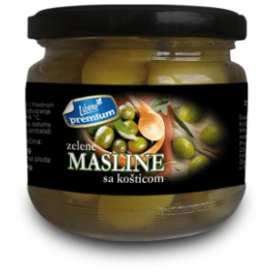 LIBERO Premium zelene masline sa košticom 340g