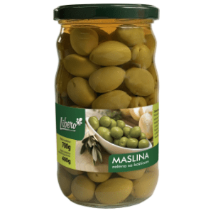 LIBERO zelene masline sa košticom 700g