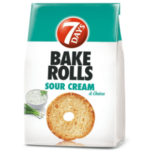 7 DAYS Bake Rolls pavlaka sour cream & onion 150g