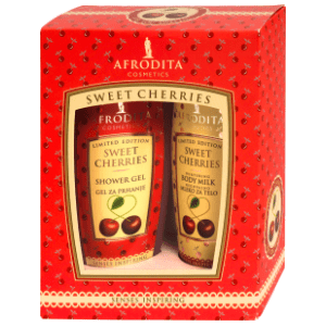 AFRODITA set Sweet Cherries (gel i mleko)