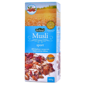 Musli sport bez šećera BIO ŠPAJZ 400g