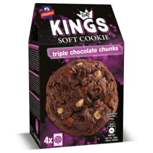 Biskvit KINGS soft cookie trostruka čokolada 160g