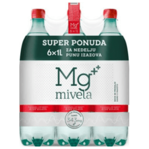 Blago gazirana voda MG MIVELA 6x1l
