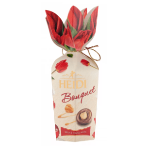 Bombonjera HEIDI Bouqet Flower lešnik 120g
