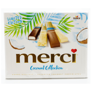 Bombonjera MERCI kokos 250g
