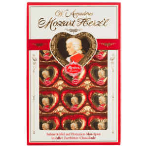 Bombonjera MOZART srce 150g