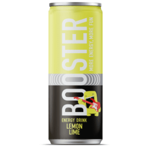 BOOSTER limun limeta energetski napitak 250ml